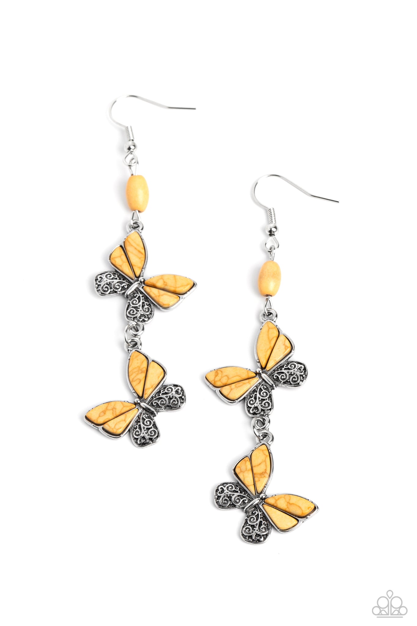 Fire Orange Tip Real Butterfly Resin Earrings Jewelry-- H. leucippe –  Sagebrush Butterflies
